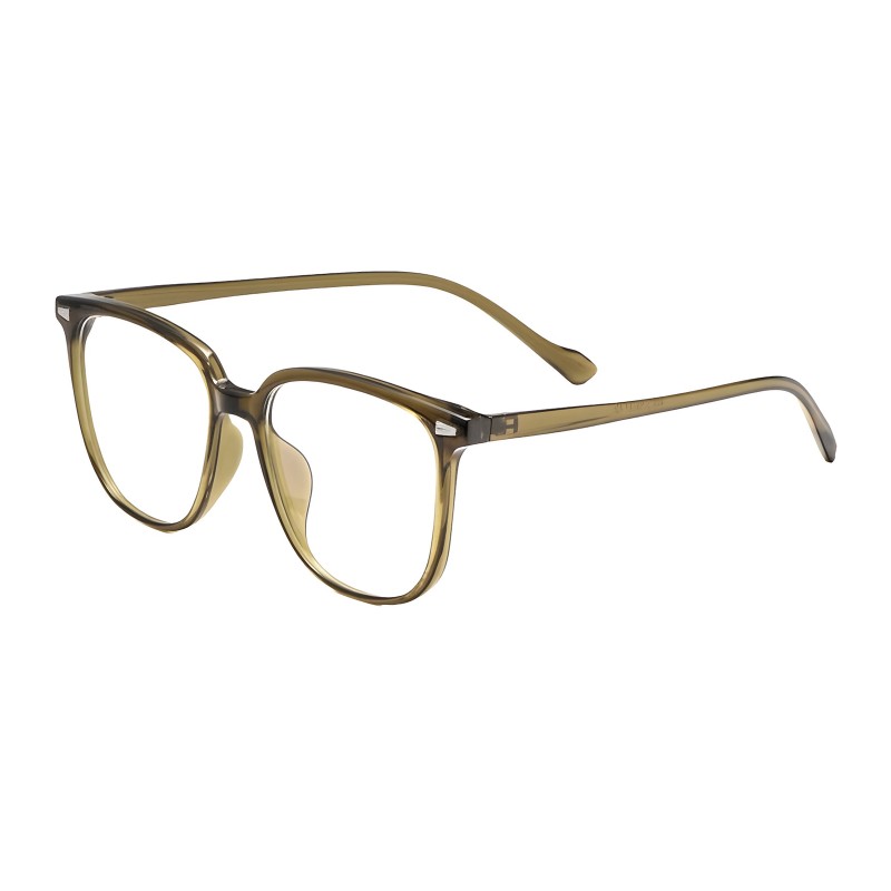 Square Green Eyeglasses