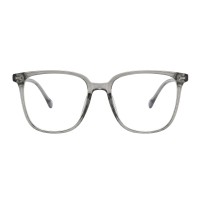 Sage - Square Gray Eyeglasses