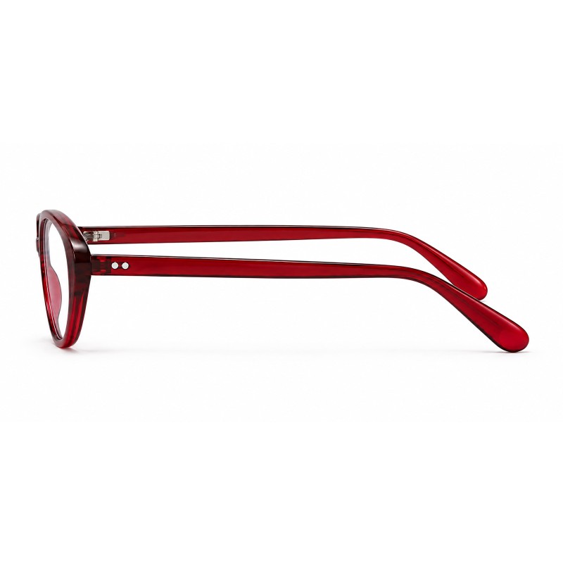 Carmen Burgundy Cat Eye Prescription Glasses additional view
