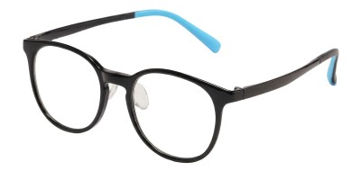 Round Black Eyeglasses