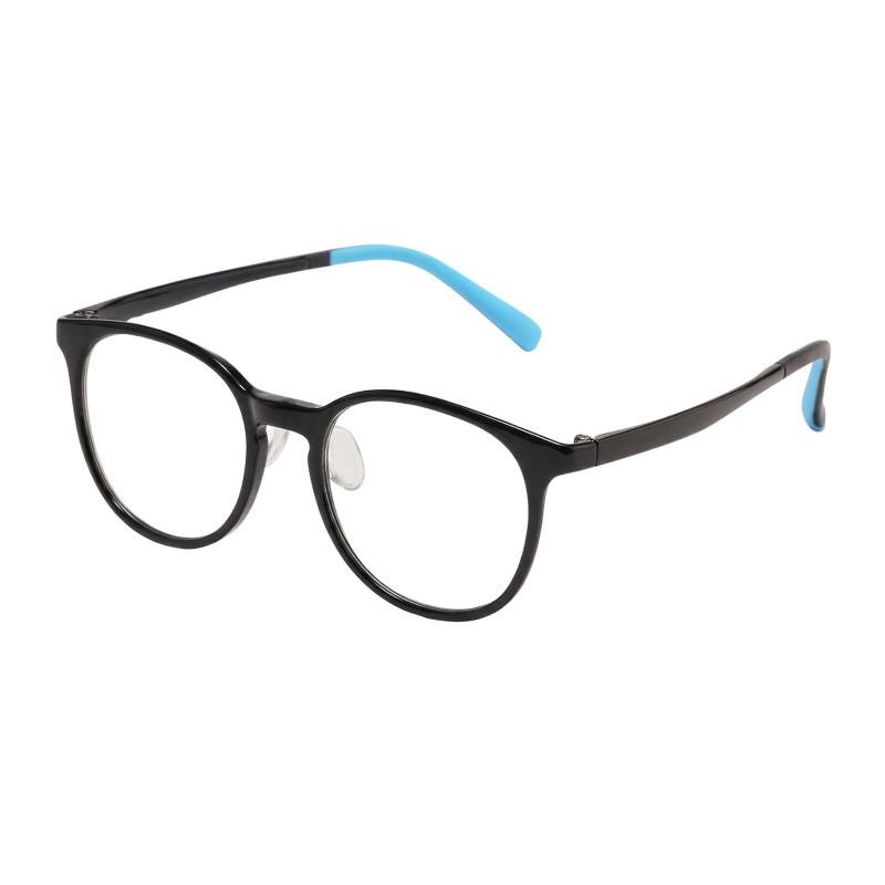 Round Black Eyeglasses