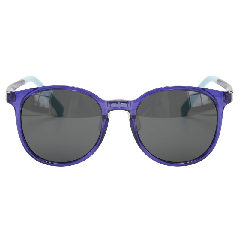 Round Dark Purple Eyeglasses