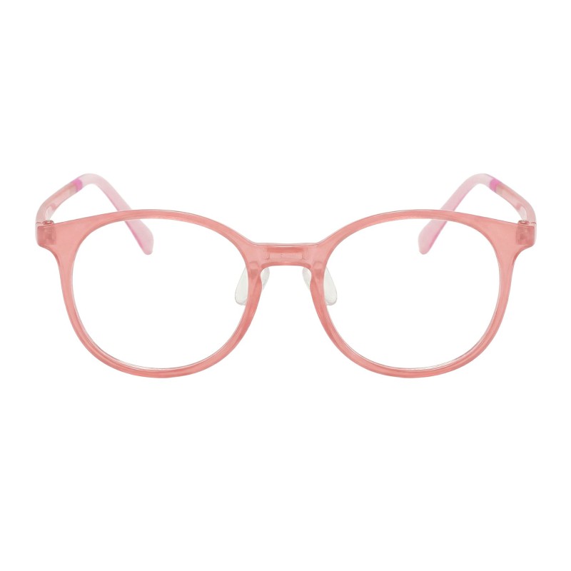 Round Pink Eyeglasses