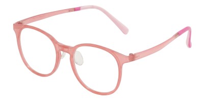 Round Pink Eyeglasses