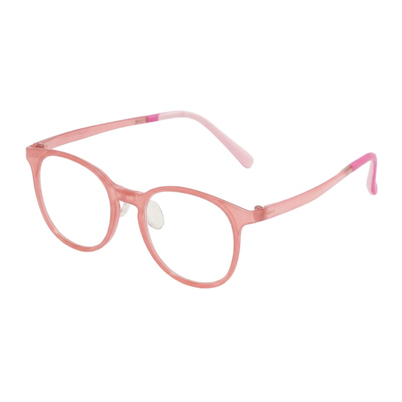 Round Pink Eyeglasses
