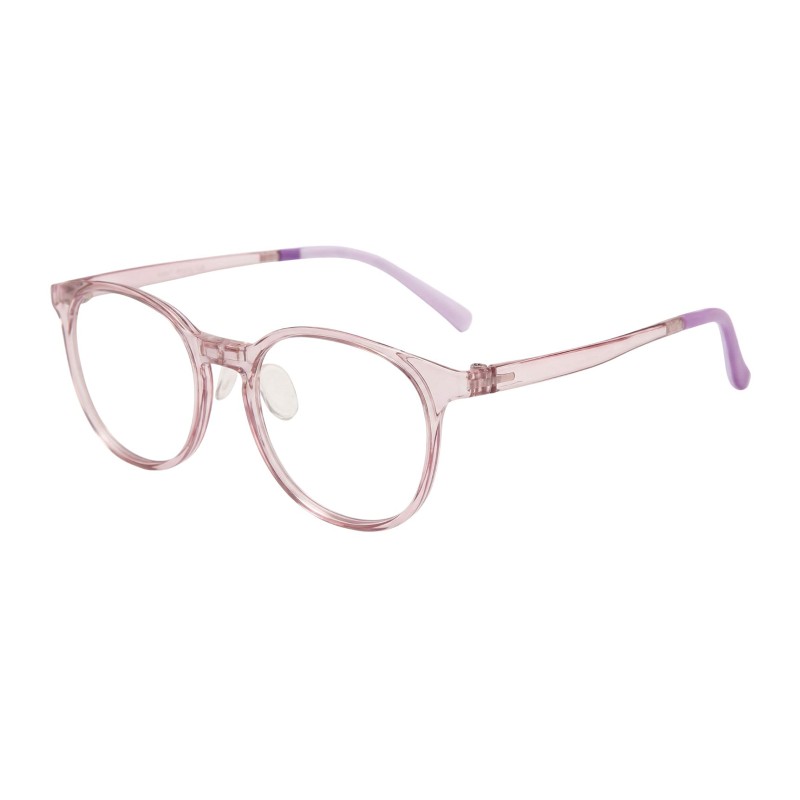 Round Purple Eyeglasses