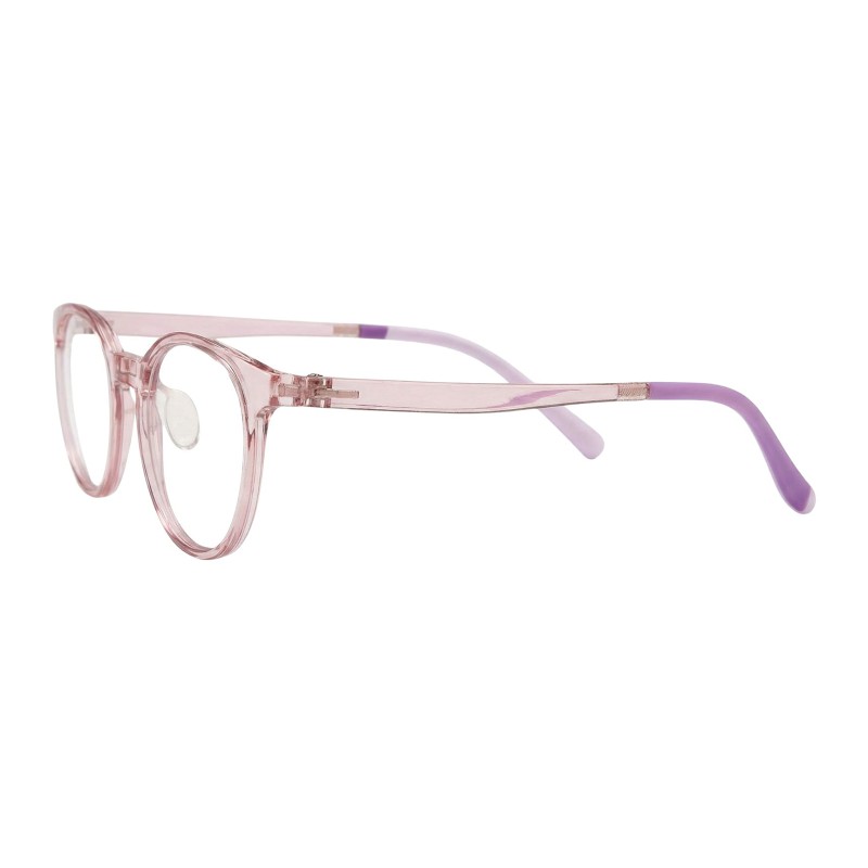 Round Purple Eyeglasses