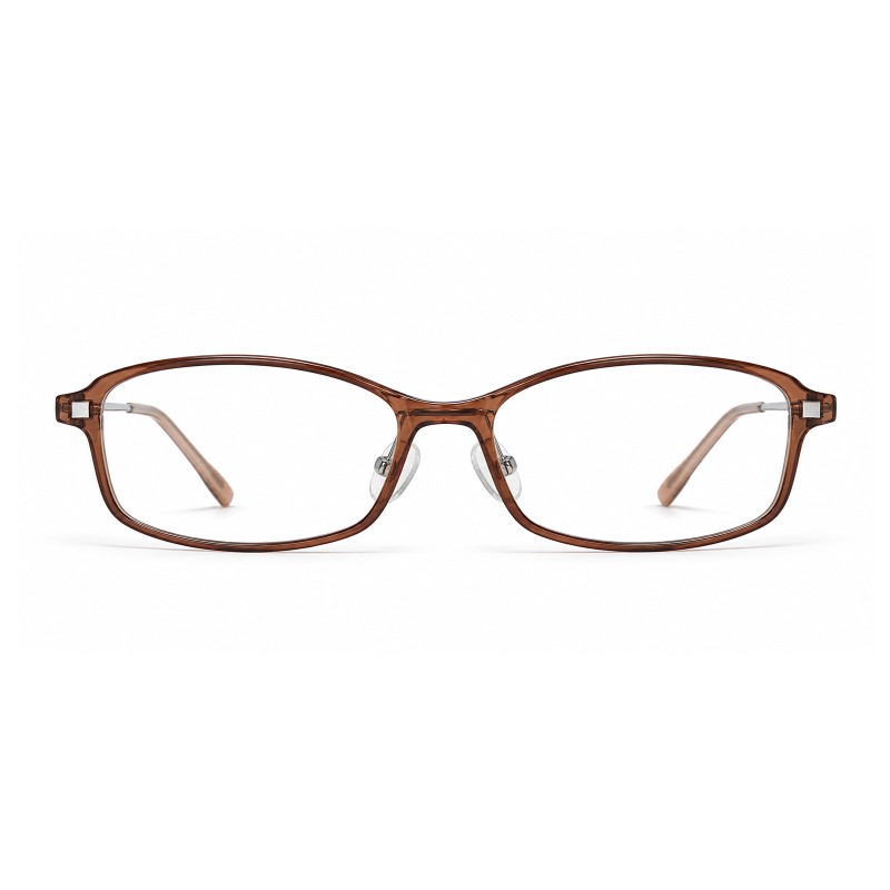 Avery Brown Rectangle Prescription Glasses