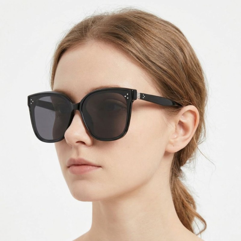 Square Black Sunglasses 