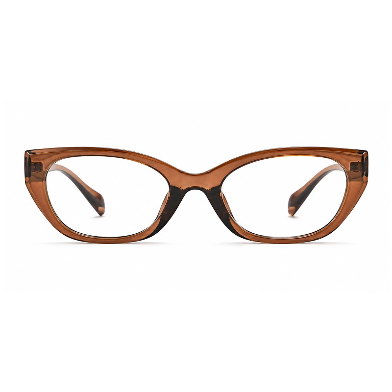 Thea Brown Cat Eye Prescription Glasses