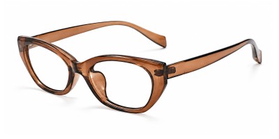 Thea Brown Cat Eye Prescription Glasses