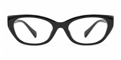 Thea Black Cat Eye Prescription Glasses