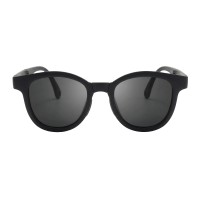 Round Black Sunglasses