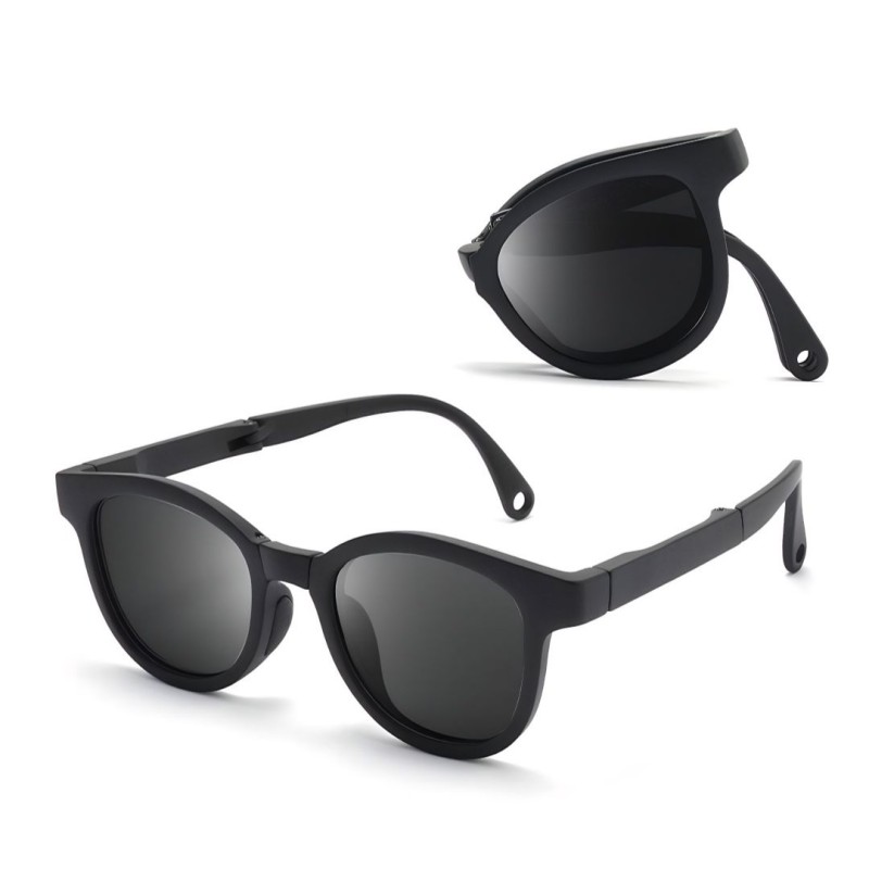 Round Black Sunglasses
