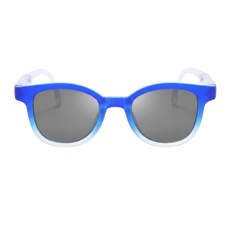 Round Blue Sunglasses