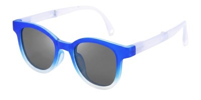 Round Blue Sunglasses