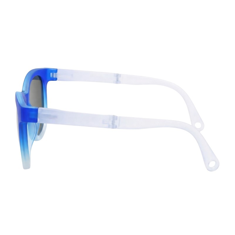 Round Blue Sunglasses