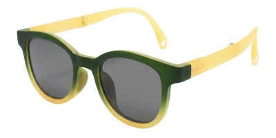 Round Green Sunglasses