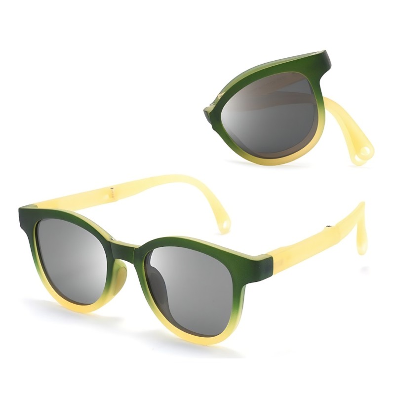 Round Green Sunglasses