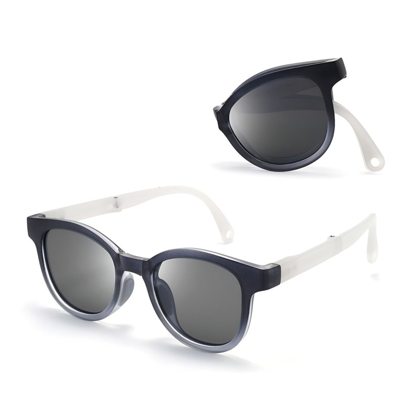 Round Gray Sunglasses