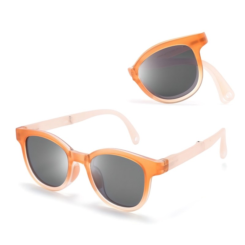 Round Orange Sunglasses