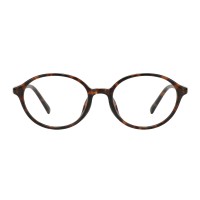 Collegiate - Oval Tortoise Eyeglasses