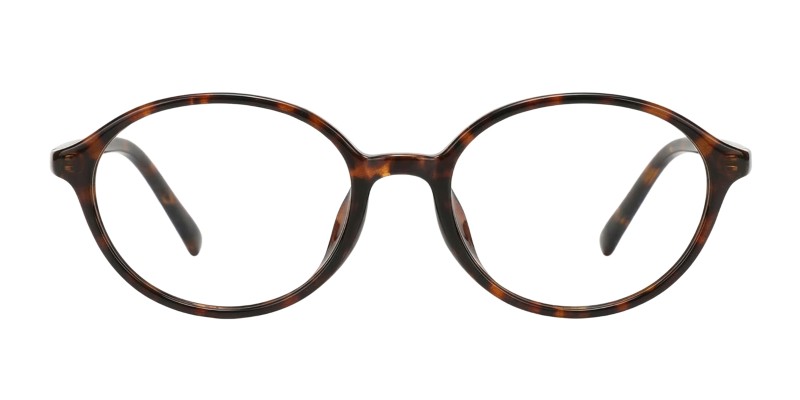 Collegiate Tortoise Oval Prescription Glasses