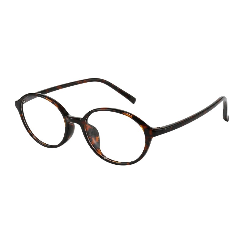 Oval Tortoise Eyeglasses