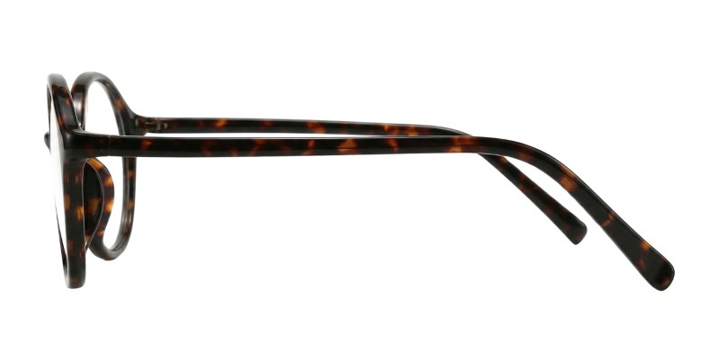 Collegiate Tortoise Oval Prescription Glasses additional view
