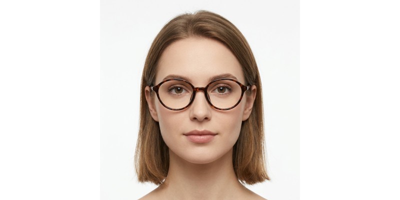 Collegiate Tortoise Oval Prescription Glasses additional view
