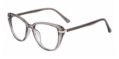 Elowen Gray Cat Eye Prescription Glasses