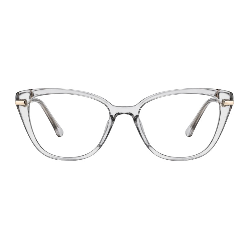 Elowen Light Gray Cat Eye Prescription Glasses