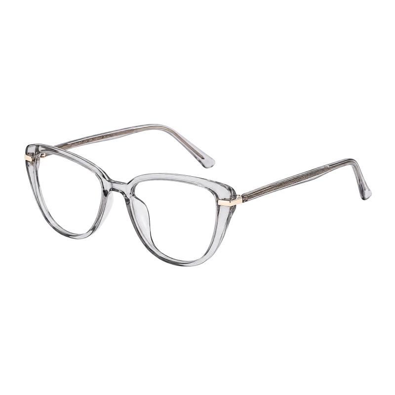 Elowen Light Gray Cat Eye Prescription Glasses additional view