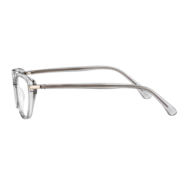 Elowen Light Gray Cat Eye Prescription Glasses additional view