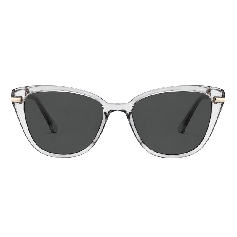 Elowen Light Gray Cat Eye Prescription Glasses additional view