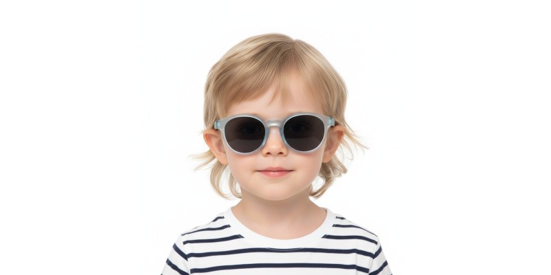 Sunny Light Blue Round Sunglasses additional view