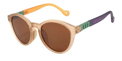 Round Brown Eyeglasses