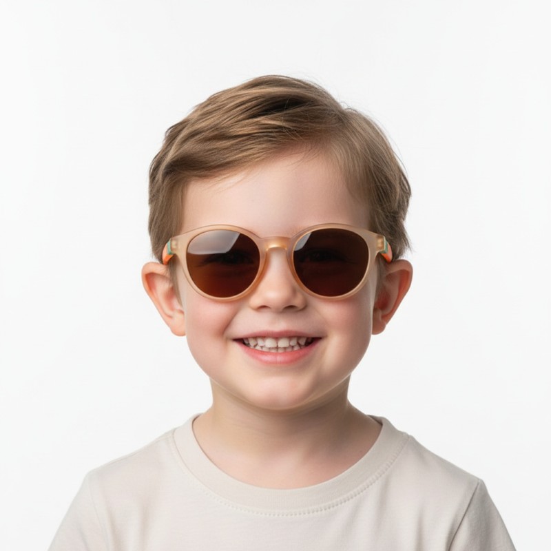 Round Brown Eyeglasses