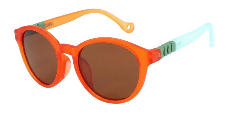 Sunny Orange Round Sunglasses additional view