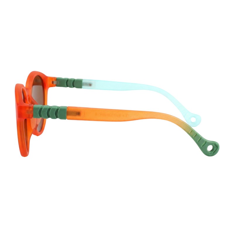 Round Orange Eyeglasses
