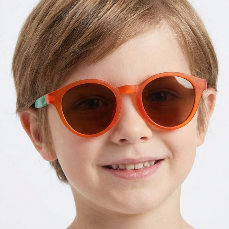 Round Orange Eyeglasses