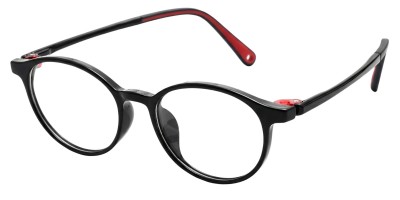Round Black Eyeglasses