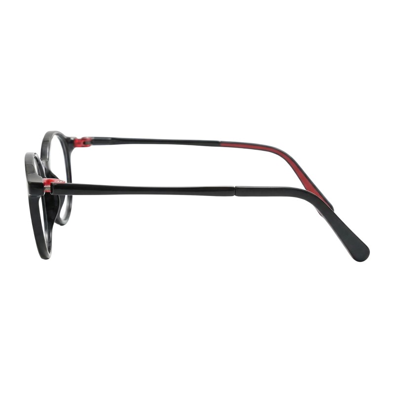 Round Black Eyeglasses