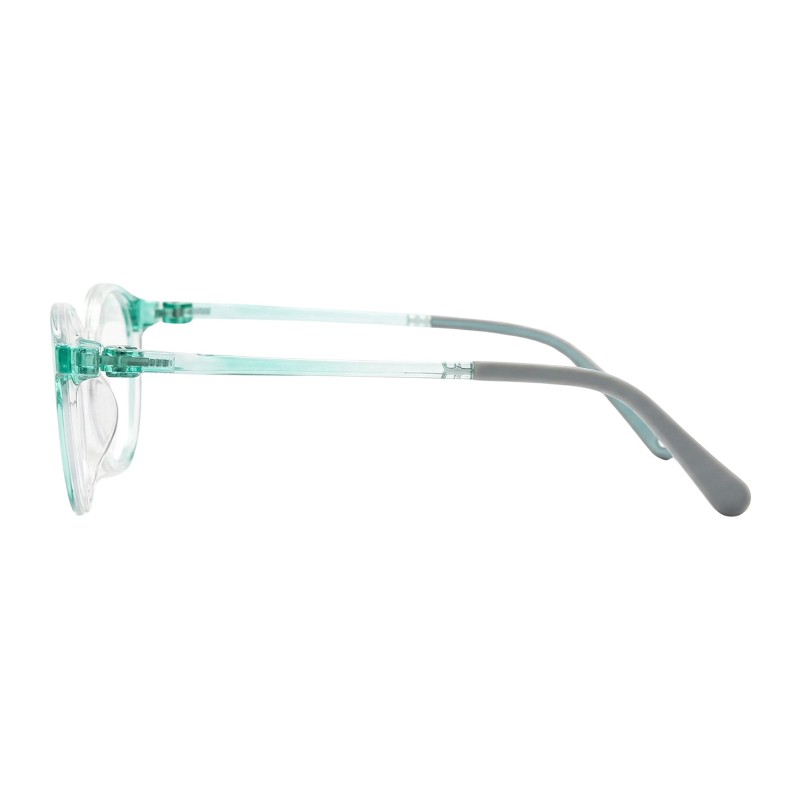Round Cyan Eyeglasses