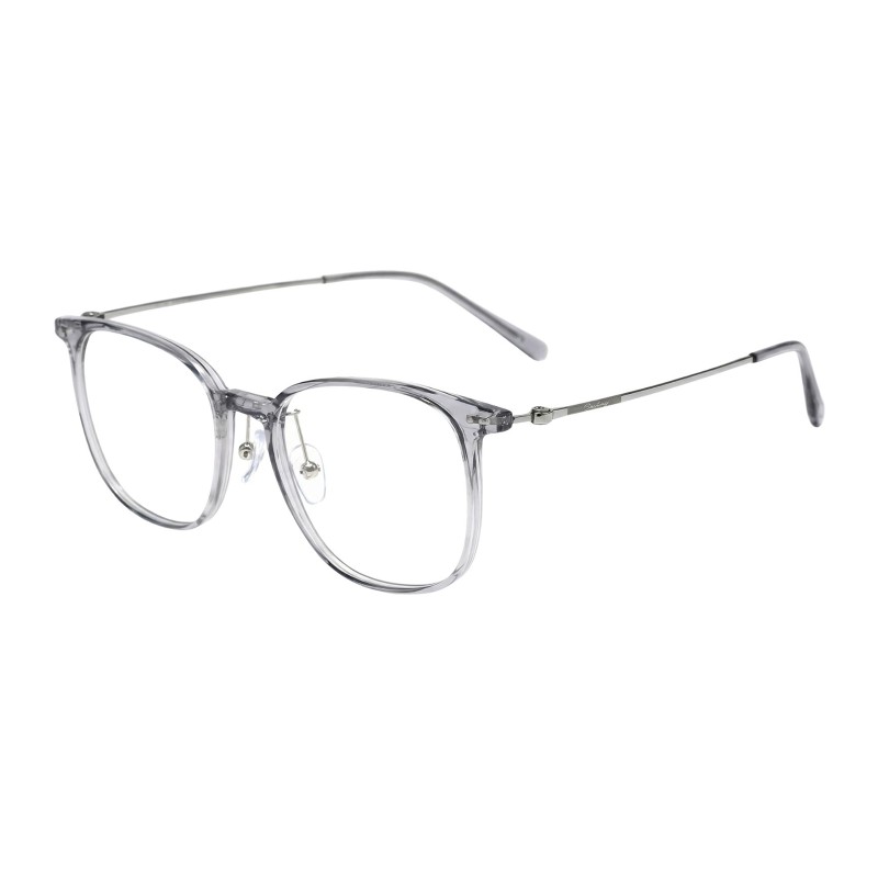 Square Gray Eyeglasses