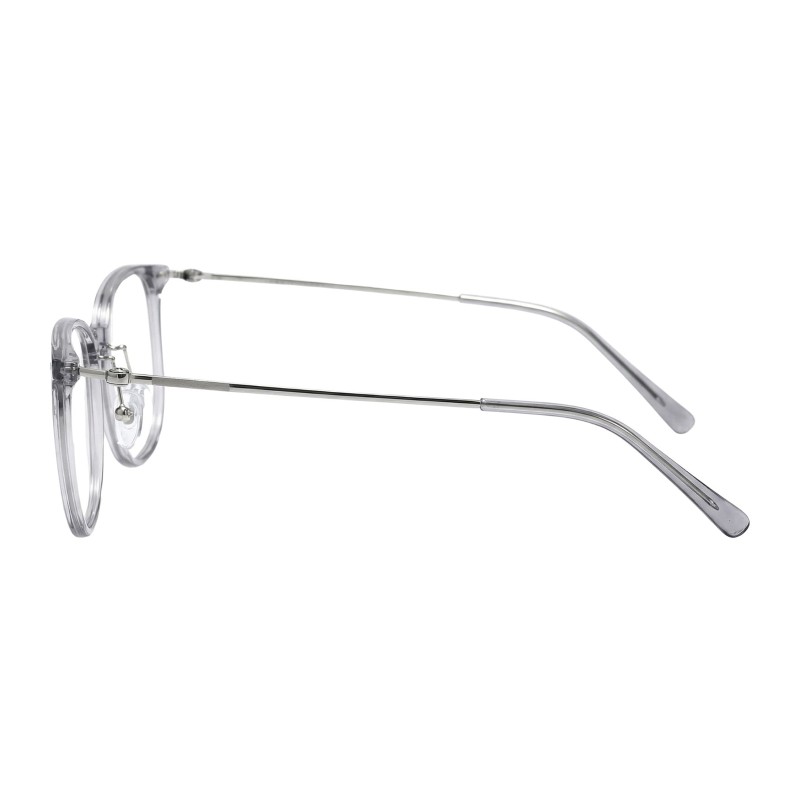 Square Gray Eyeglasses