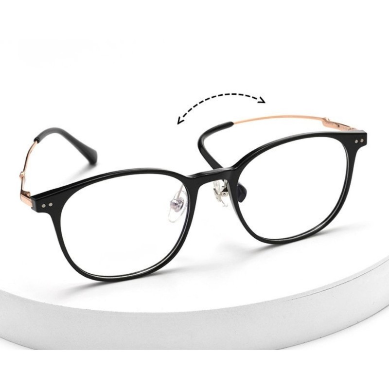 Square Black Eyeglasses