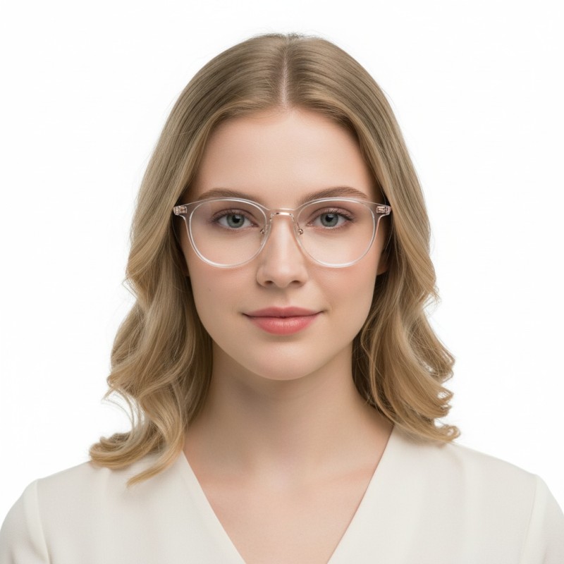 Square Clear Eyeglasses