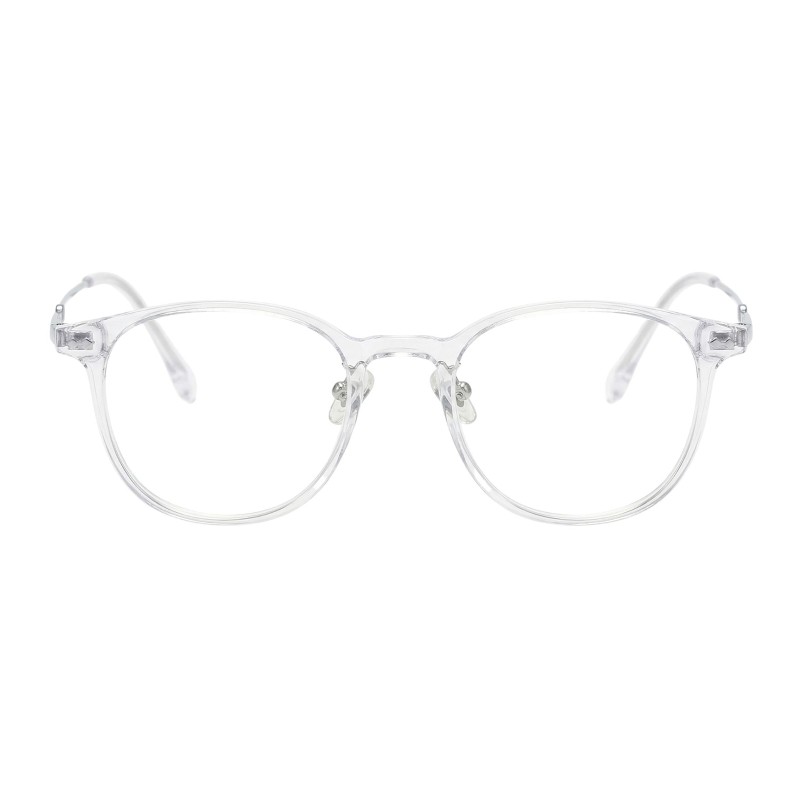 Square Silver Eyeglasses