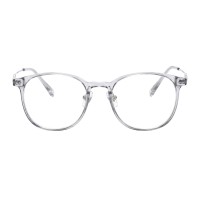 Square Gray Eyeglasses